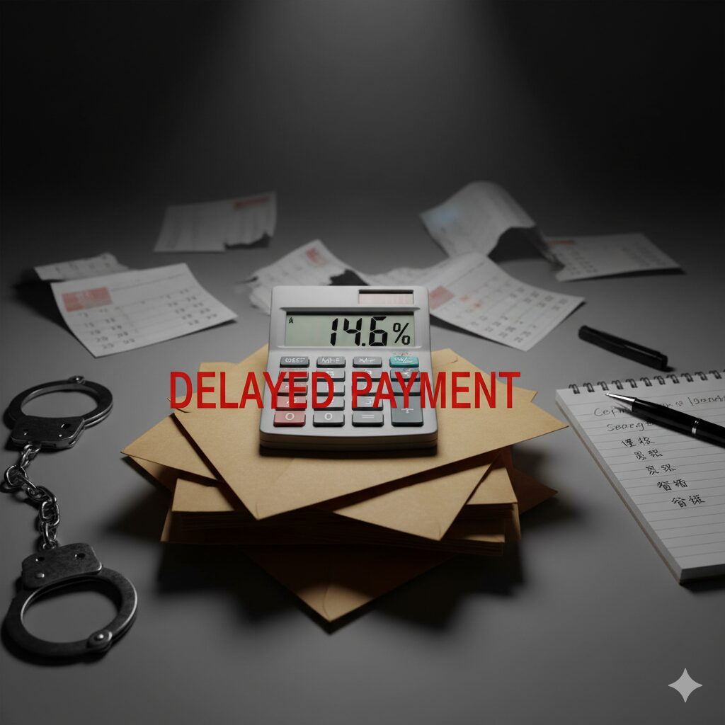 給料の支払いが遅れたときに利息はどのくらいかかってくる？対応の仕方や未然の防止方法を解説