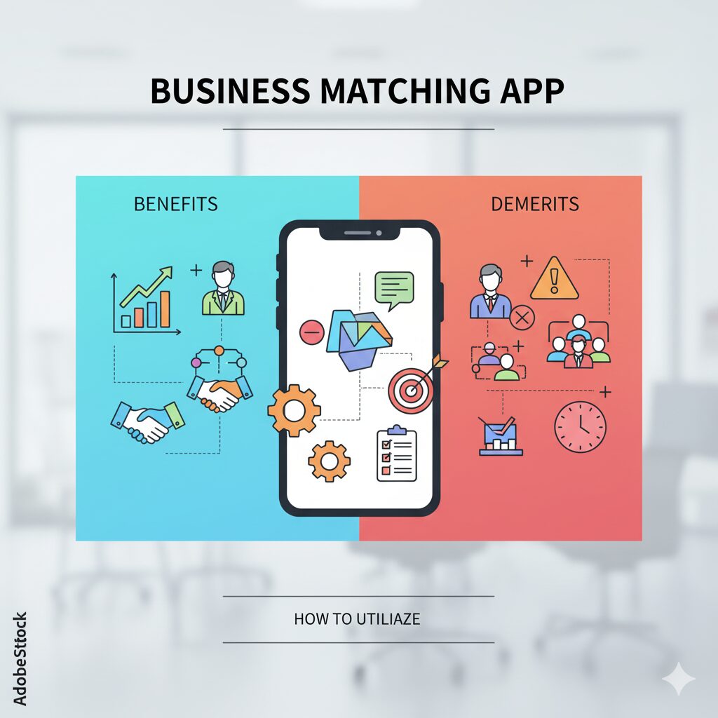 ビジネスマッチングのアプリを使うメリット・デメリットは？活用方法まで徹底解説(2025年10月版)